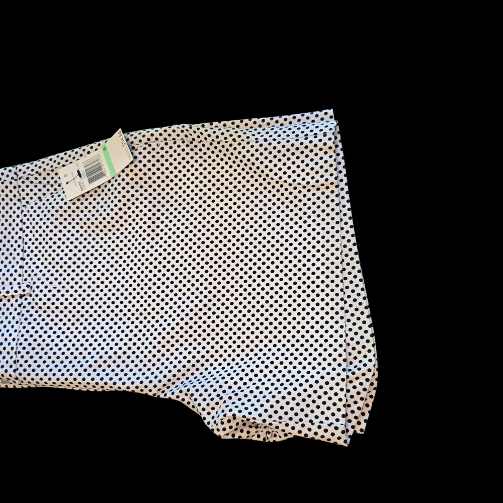 Nautica Black and White Polka Dot Shorts